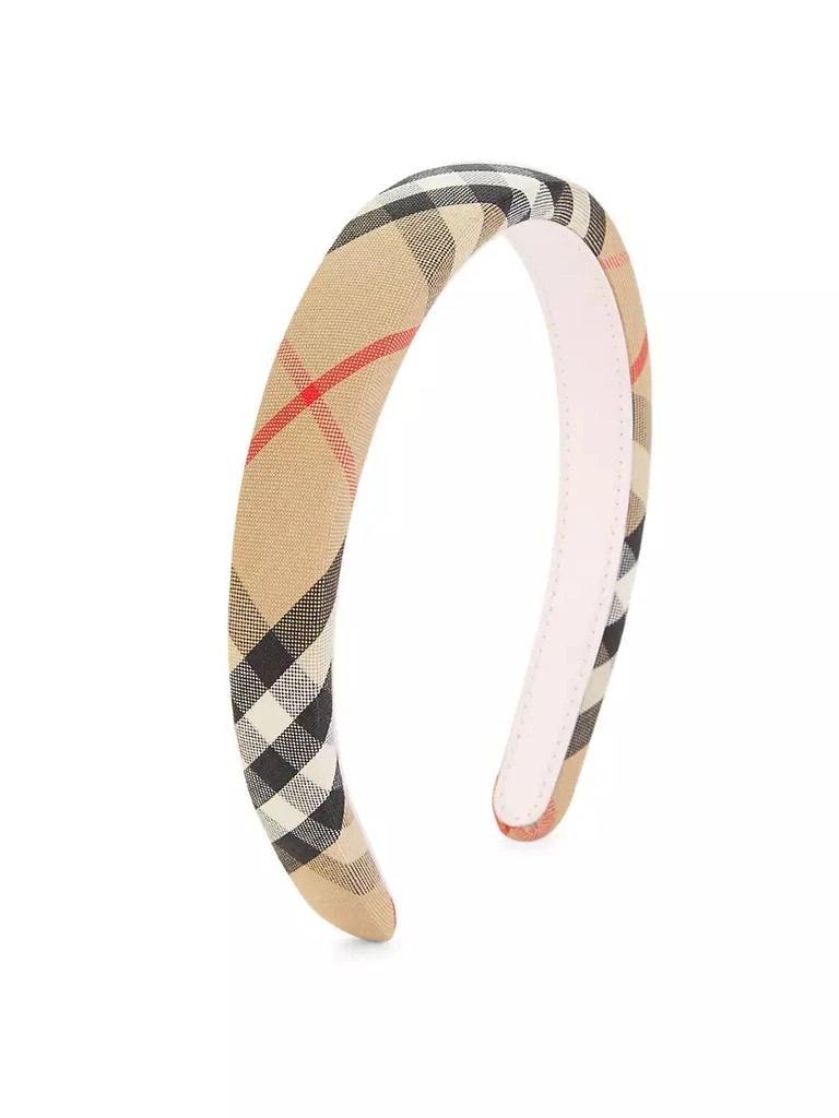 商品Burberry|Girl's Check Headband,价格¥1275,第1张图片