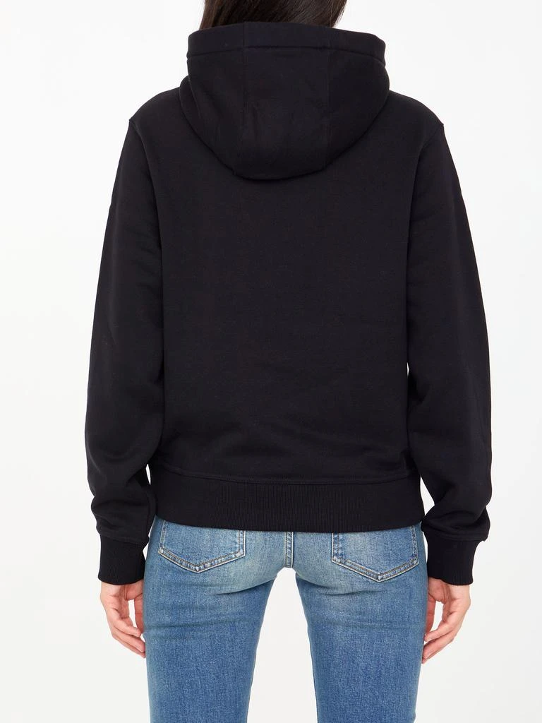 商品Burberry|Black hoodie with logo,价格¥2953,第3张图片详细描述