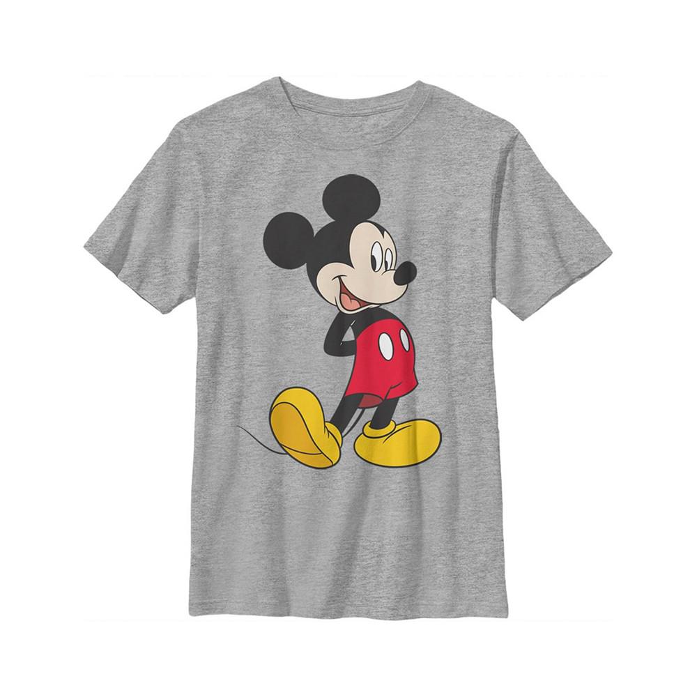 Boy's Mickey & Friends Smiling Mickey mouse Portrait  Child T-Shirt商品第1张图片规格展示