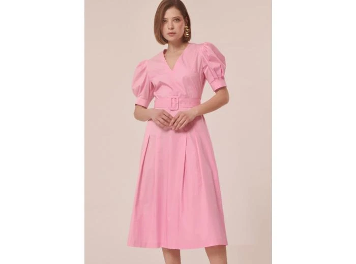 商品Tara Jarmon|Robe Ranya-Blush en Coton,价格¥1651,第1张图片