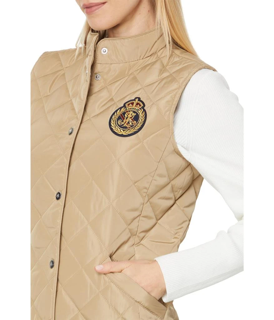 商品Ralph Lauren|Recycled Quilt Vest W Crest 23",价格¥898,第3张图片详细描述