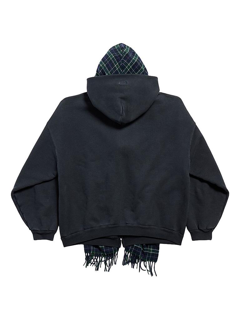Shop Unity Sports Icon Scarf Zip-Up Oversized Hoodie on Sale