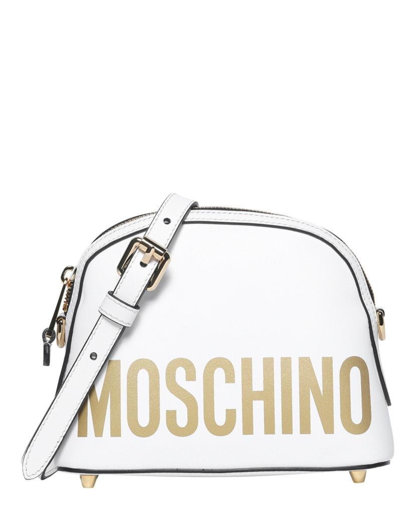 商品Moschino|Mini Logo Leather Crossbody,价格¥3139,第1张图片
