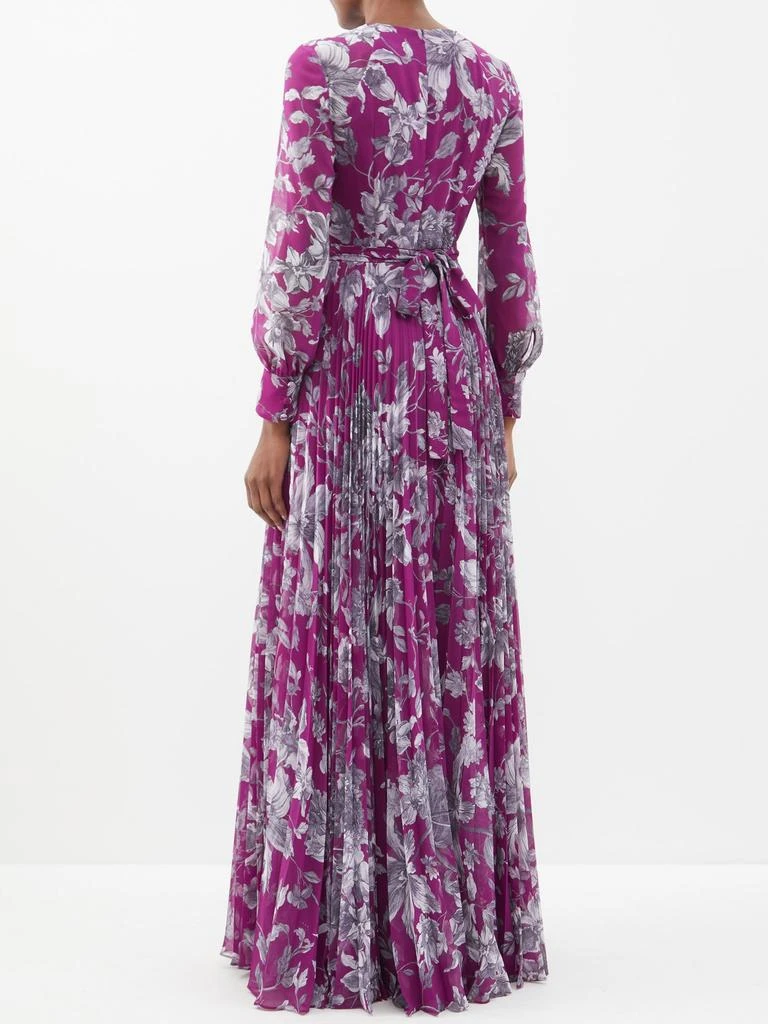 商品Erdem|Lindsay floral-print pleated voile gown,价格¥11442,第5张图片详细描述