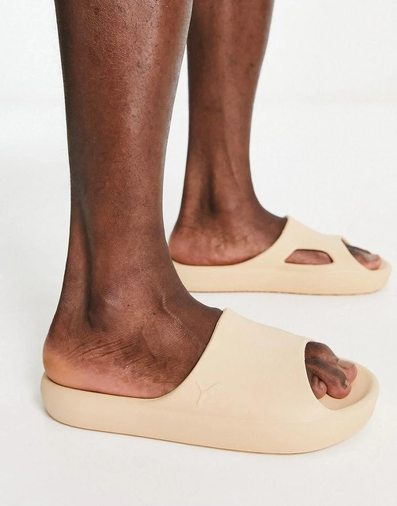 商品Puma|Puma sliders in light sand,价格¥135,第1张图片