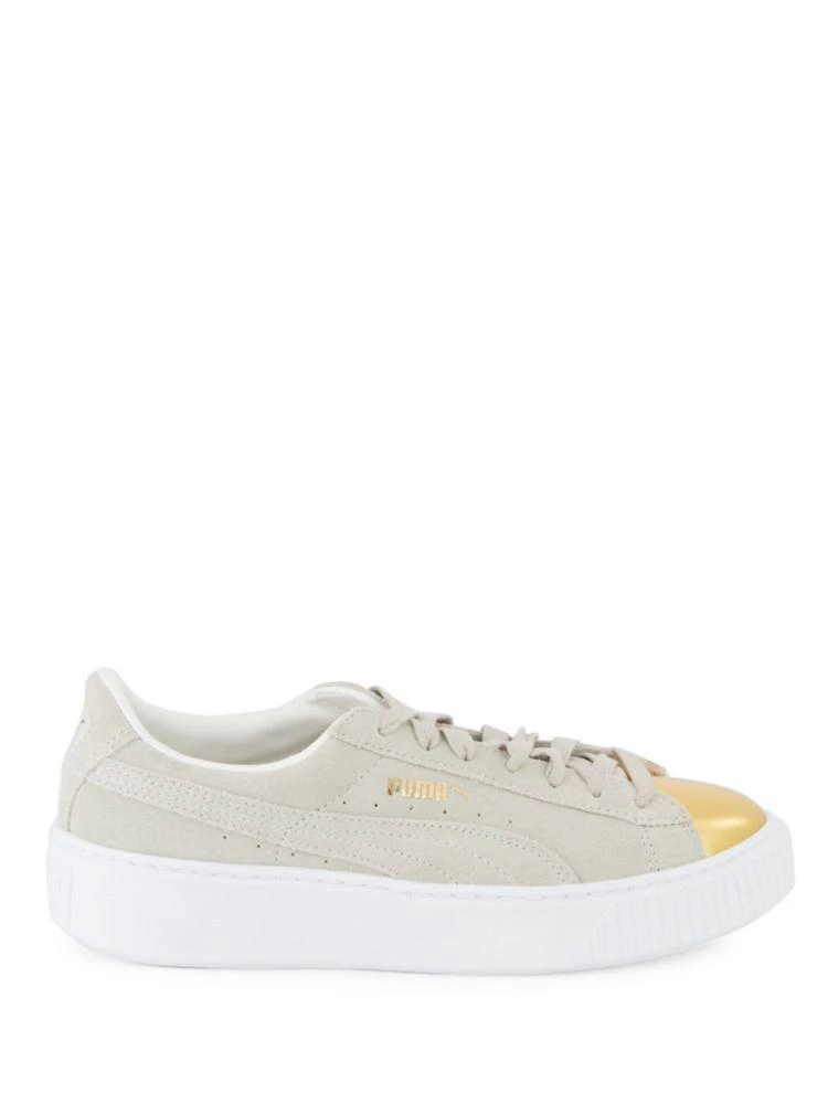 商品Puma|Leather Lace-Up Sneakers,价格¥301,第5张图片详细描述