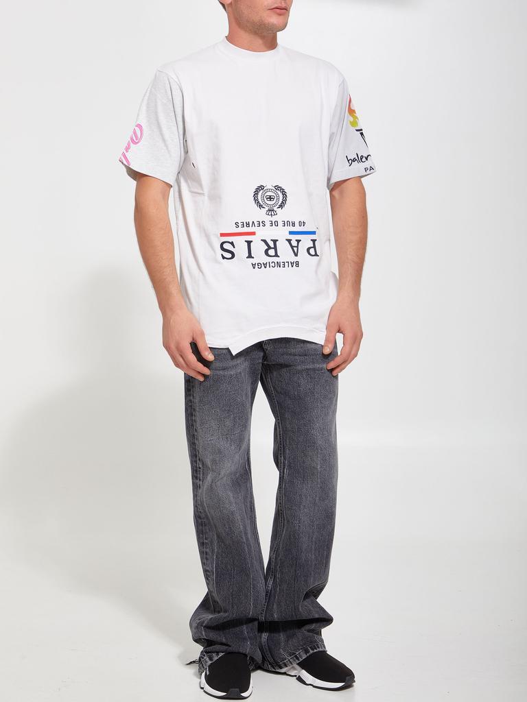 商品Balenciaga|Upside Down t-shirt,价格¥4031,第4张图片详细描述