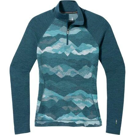 商品SmartWool|Classic Thermal Merino 1/4-Zip Baselayer - Women's,价格¥499,第3张图片详细描述