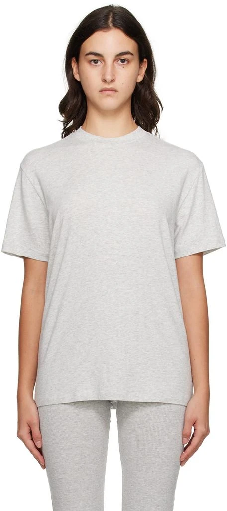 商品SKIMS|Gray Boyfriend T-Shirt,价格¥431,第1张图片