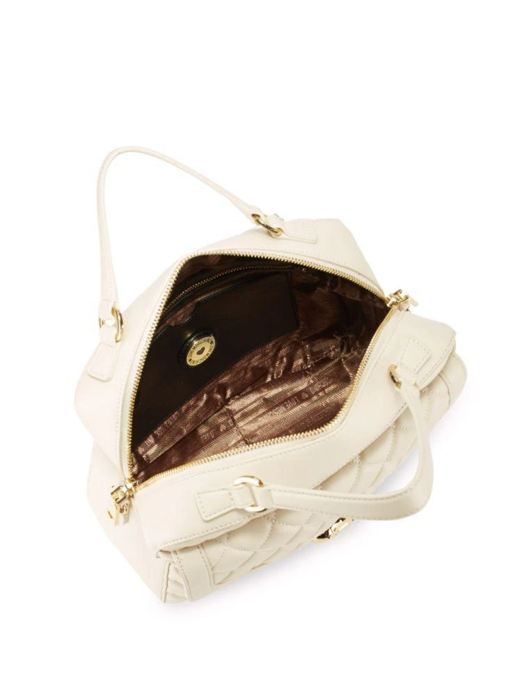 商品Moschino|Quilted Leather Satchel,价格¥1101,第2张图片详细描述