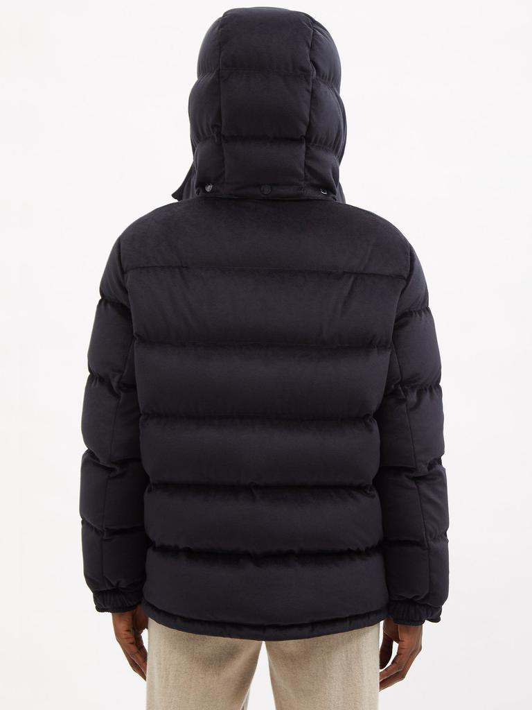 商品Moncler|Holostee quilted velvet down jacket,价格¥13707,第7张图片详细描述