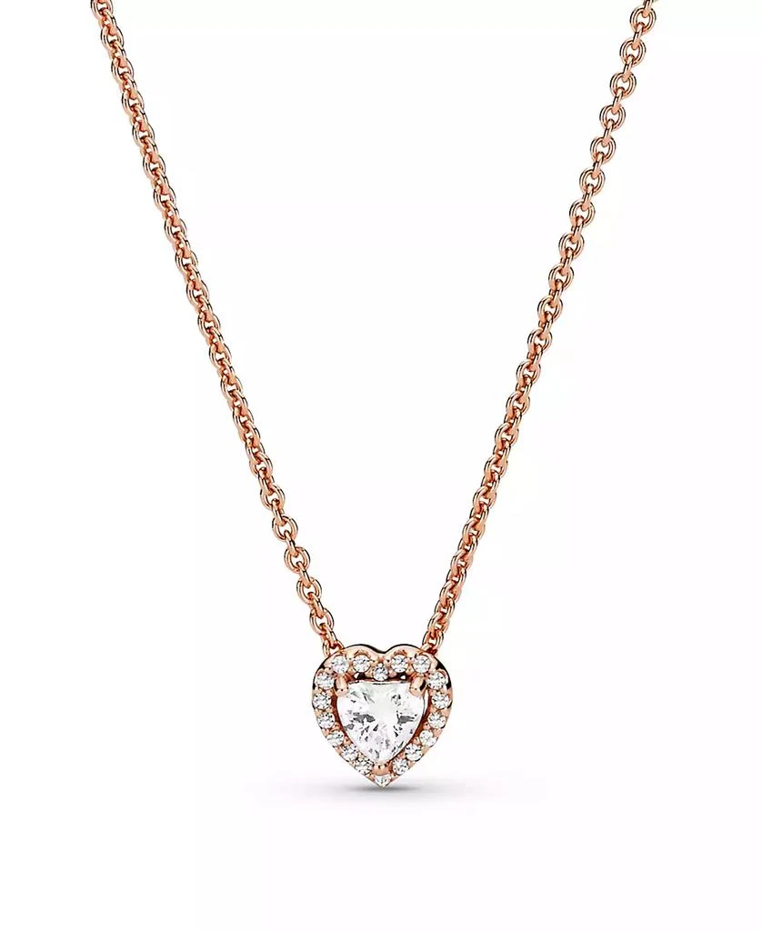 商品PANDORA|Timeless Sparkling Cubic Zirconia Heart Collier Necklace,价格¥521,第1张图片