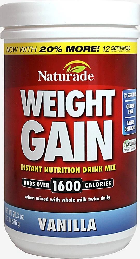 商品Naturade|Weight Gainer Vanilla 20.3 oz Powder,价格¥176,第1张图片