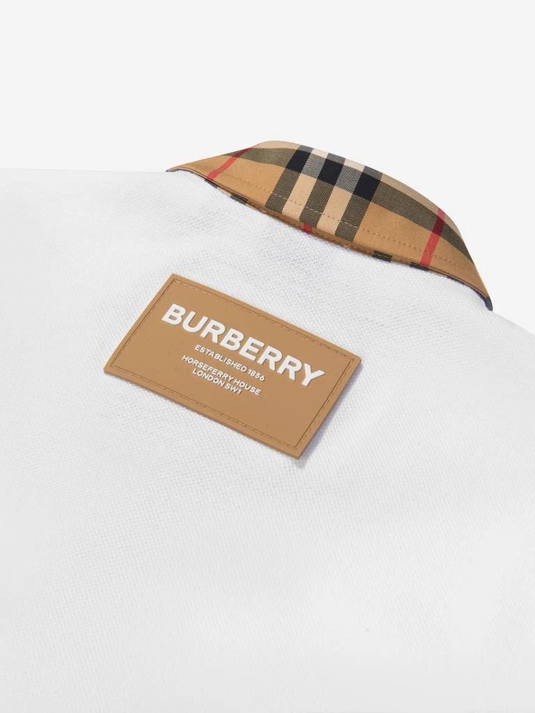商品Burberry|Baby Boys Mini Johane Polo Shirt In White,价格¥1363,第4张图片详细描述