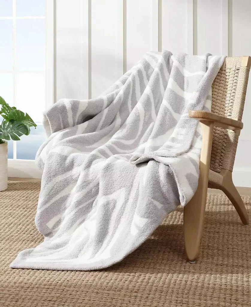 商品Tommy Bahama Home|CLOSEOUT! Jungle Zebra Knit Throw, 70" X 50",价格¥278,第1张图片