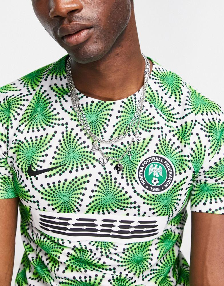 Nike Football World Cup 2022 Nigeria unisex premium t-shirt in black商品第4张图片规格展示