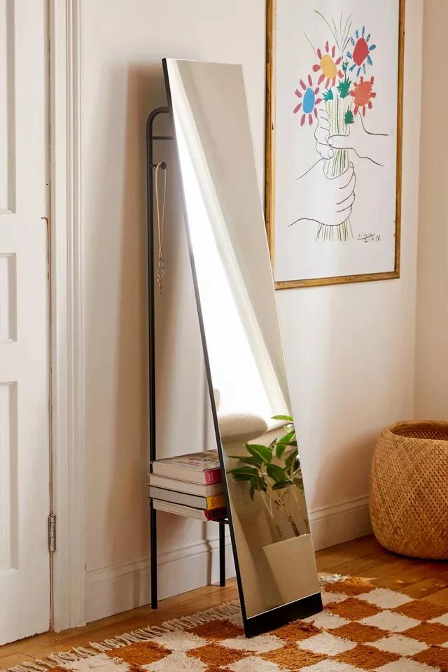 商品Urban Outfitters|Marshall Storage Floor Mirror,价格¥1342,第1张图片