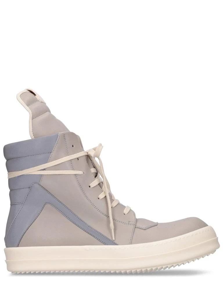 商品Rick Owens|Geobasket Leather High Top Sneakers,价格¥6424,第1张图片