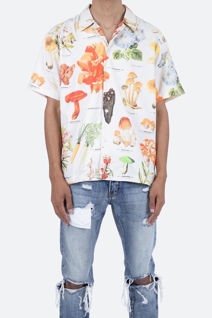 Mushroom S/S Shirt - Multi（实际衣服底色偏黄，请以实拍商品图为准）商品第1张图片规格展示