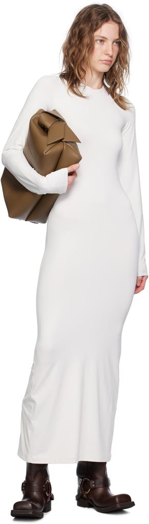 Shop Off-White Crewneck Maxi Dress on Sale at BeyondStyle Shop Off-White Crewneck Maxi Dress on Sale at BeyondStyle