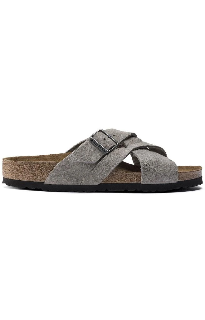 商品Birkenstock|(1020933) Lugano Soft Footbed Sandals - Stone Coin,价格¥363,第4张图片详细描述