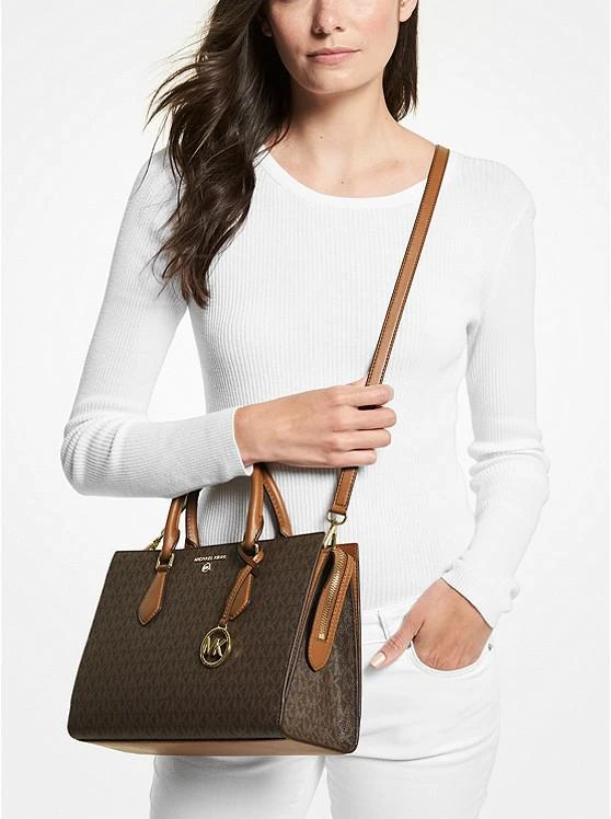 商品Michael Kors|Valerie Medium Logo Satchel,价格¥1119,第3张图片详细描述