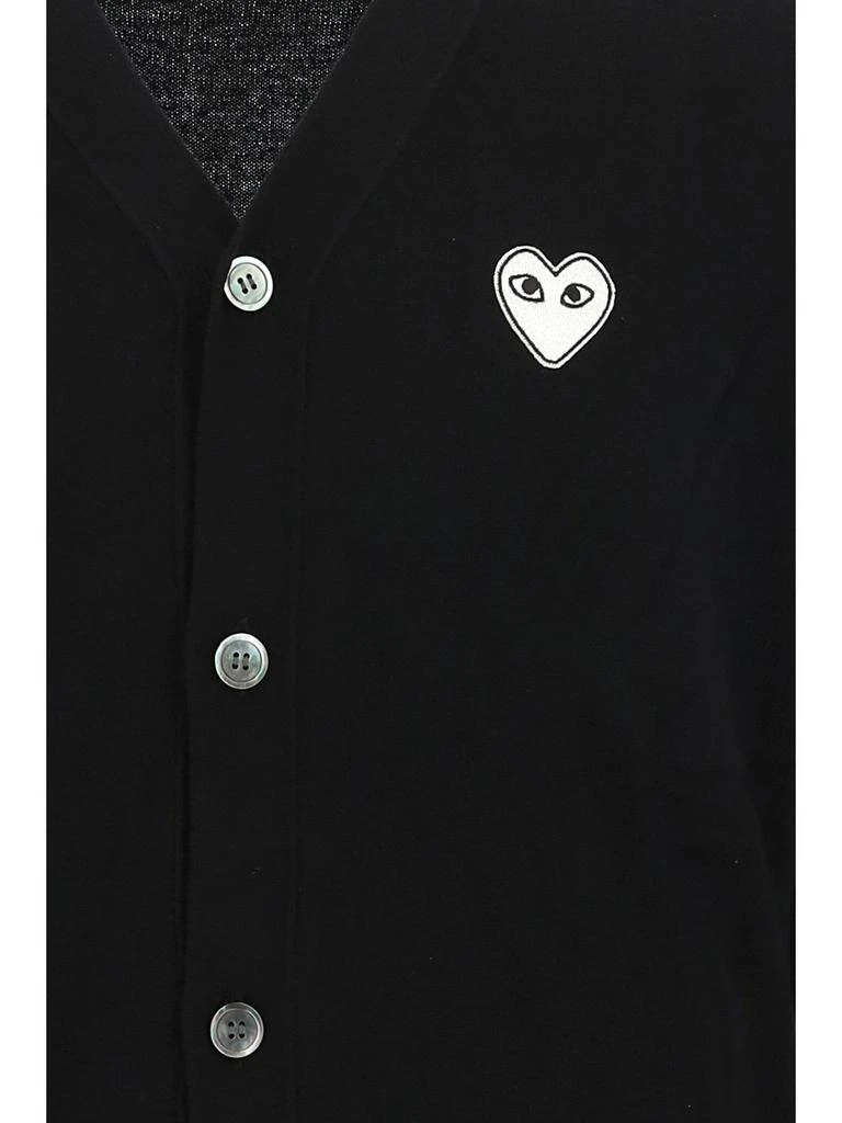 商品Comme des Garcons|Comme des Garçons Play Heart Patch Buttoned Cardigan,价格¥2360,第3张图片详细描述