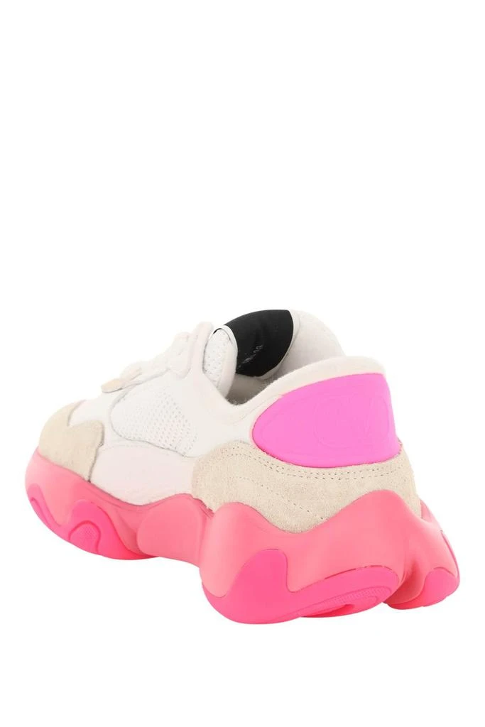 商品Valentino|Valentino garavani mesh and leather bubbleback sneakers,价格¥3261,第3张图片详细描述