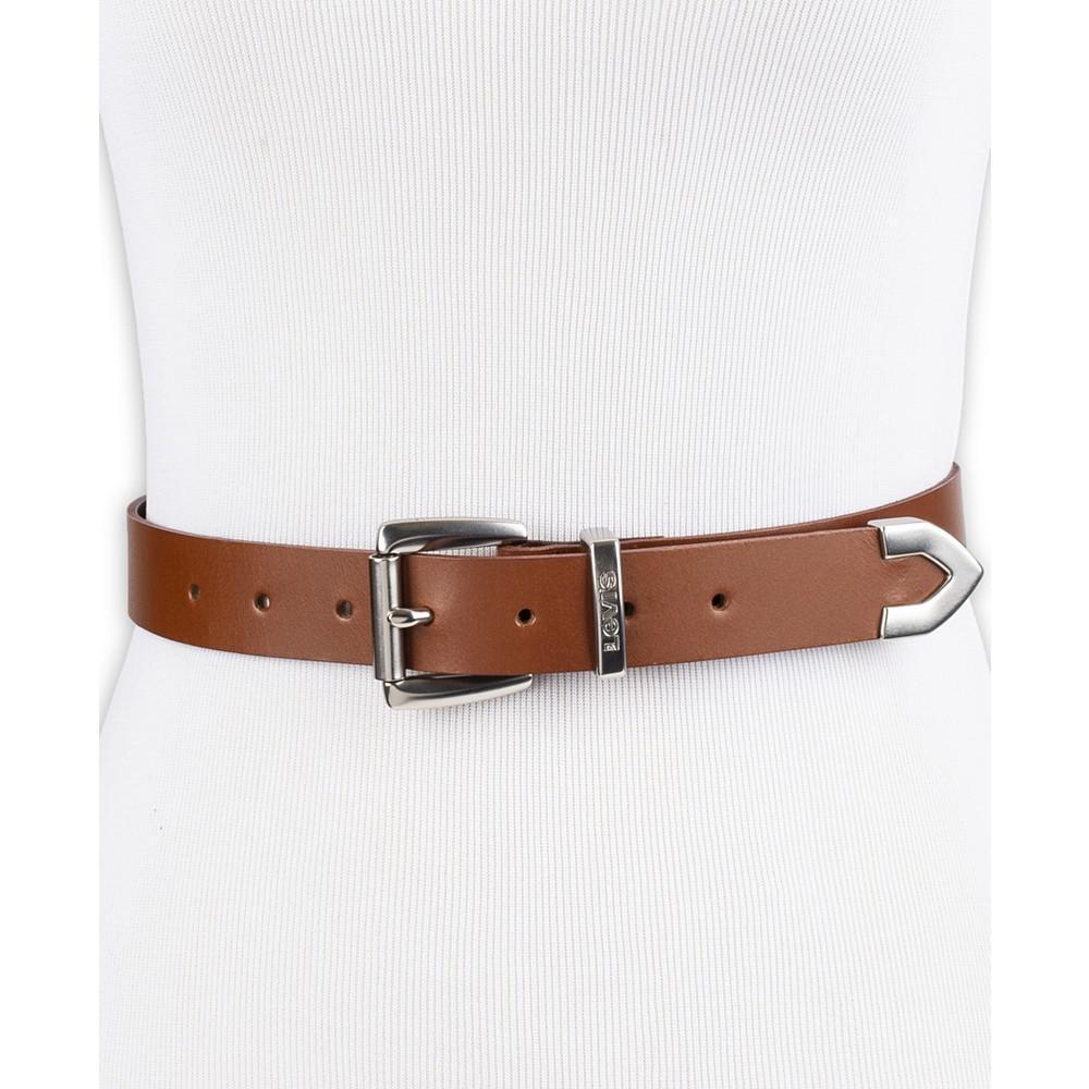 商品Levi's|Women's Western Metal Tip End Leather Pant Belt,价格¥166,第4张图片详细描述
