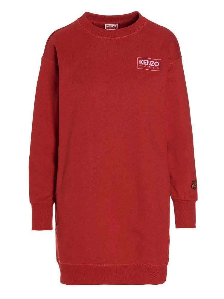 商品Kenzo|Kenzo Logo Printed Sweatshirt Dress,价格¥1407,第1张图片