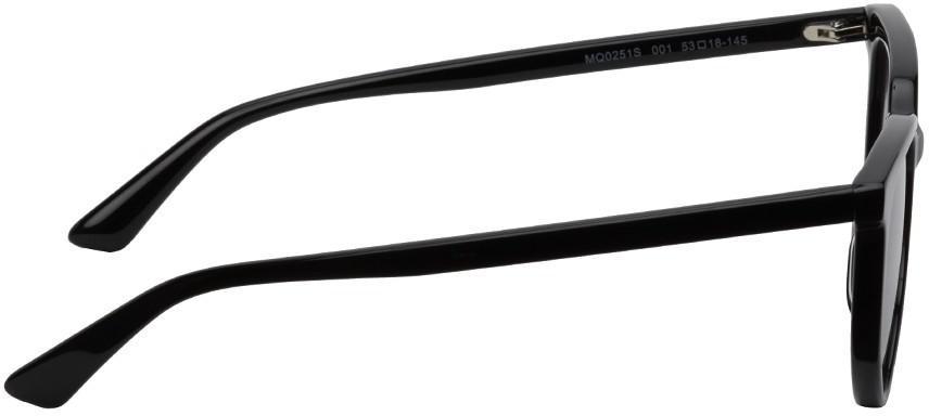 商品Alexander McQueen|Black Acetate Round Sunglasses,价格¥1032,第4张图片详细描述