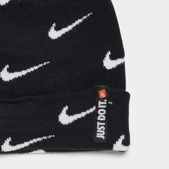 Kids' Nike Swoosh Repeat Allover Print Beanie and Gloves Set 商品