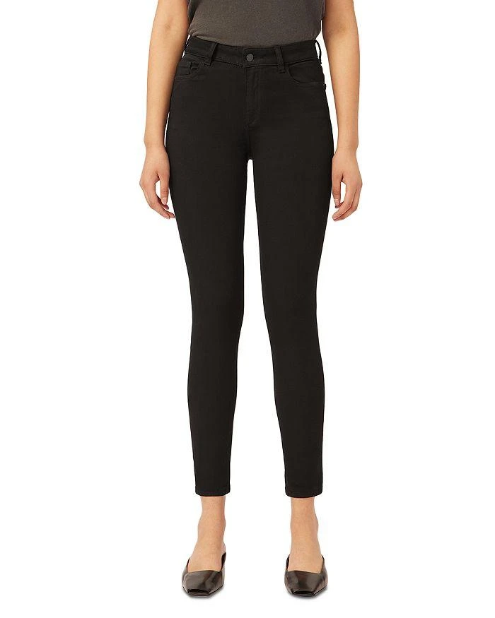 商品DL1961|Florence Instasculpt Mid Rise Cropped Skinny Jeans in Hail,价格¥402,第1张图片