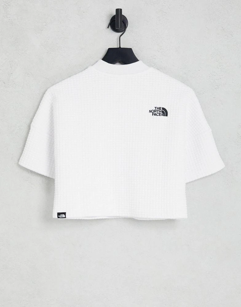 商品The North Face|The North Face Mhysa Quilted t-shirt in white,价格¥233,第2张图片详细描述