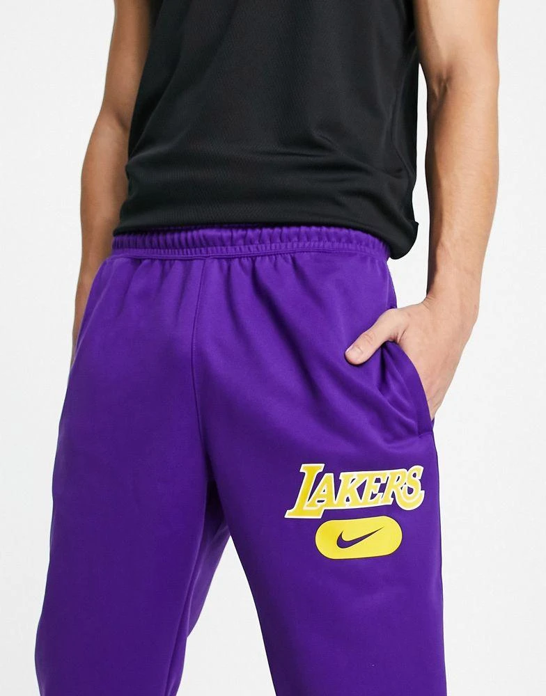 商品NIKE|Nike Basketball NBA LA Lakers joggers in purple,价格¥291,第2张图片详细描述