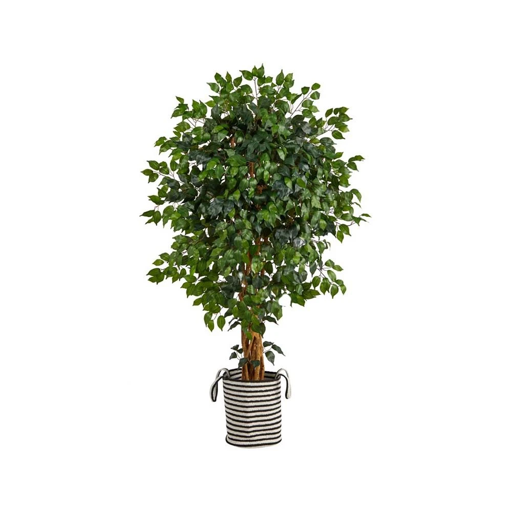 商品NEARLY NATURAL|5.5' Palace Ficus Artificial Tree in Planter,价格¥1505,第1张图片