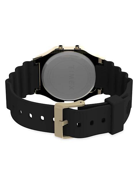 商品Timex|T80 Brass & Resin Digital Watch,价格¥479,第6张图片详细描述