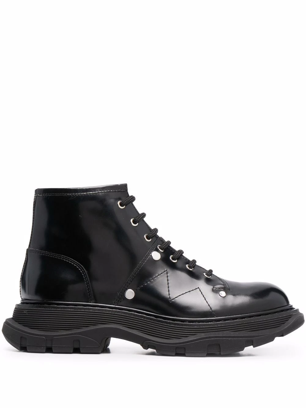商品【商品预售7天】 Alexander McQueen|Alexander McQueen 女士高跟鞋 595469WHZ811081 黑色,价格¥3201,第1张图片