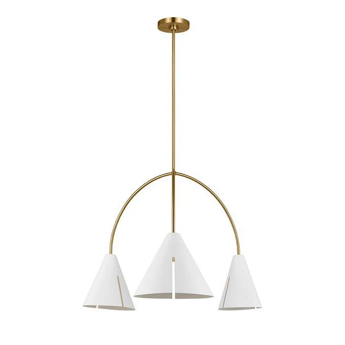 商品Kelly Wearstler|Cambre Three Light Large Chandelier,价格¥9480,第1张图片