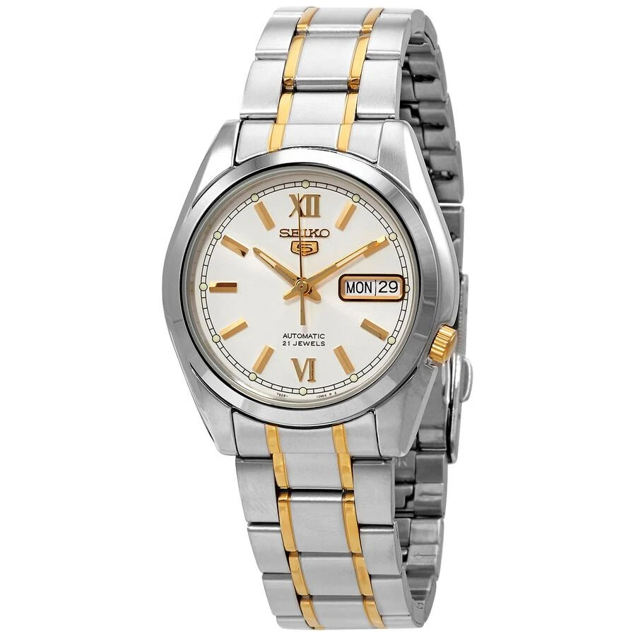 商品Seiko|5 Automatic Silver Dial Men's Watch SNKL57,价格¥1421,第1张图片