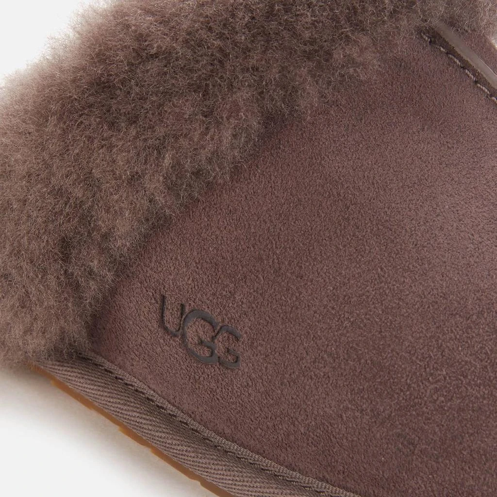 商品UGG|UGG WOMEN'S SCUFFETTE II SUEDE/SHEEPSKIN SLIPPERS - THUNDER CLOUD,价格¥489,第4张图片详细描述