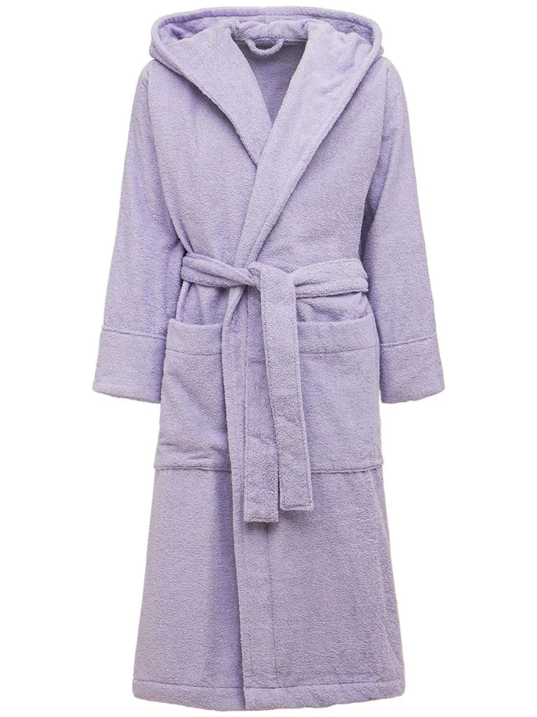 商品Tekla|Organic Cotton Bathrobe W/ Hood,价格¥1640,第1张图片
