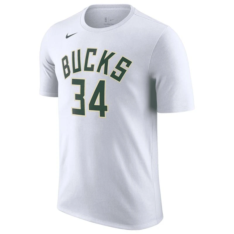 商品NIKE|Nike Bucks Name & Number T-Shirt - Men's,价格¥298,第1张图片