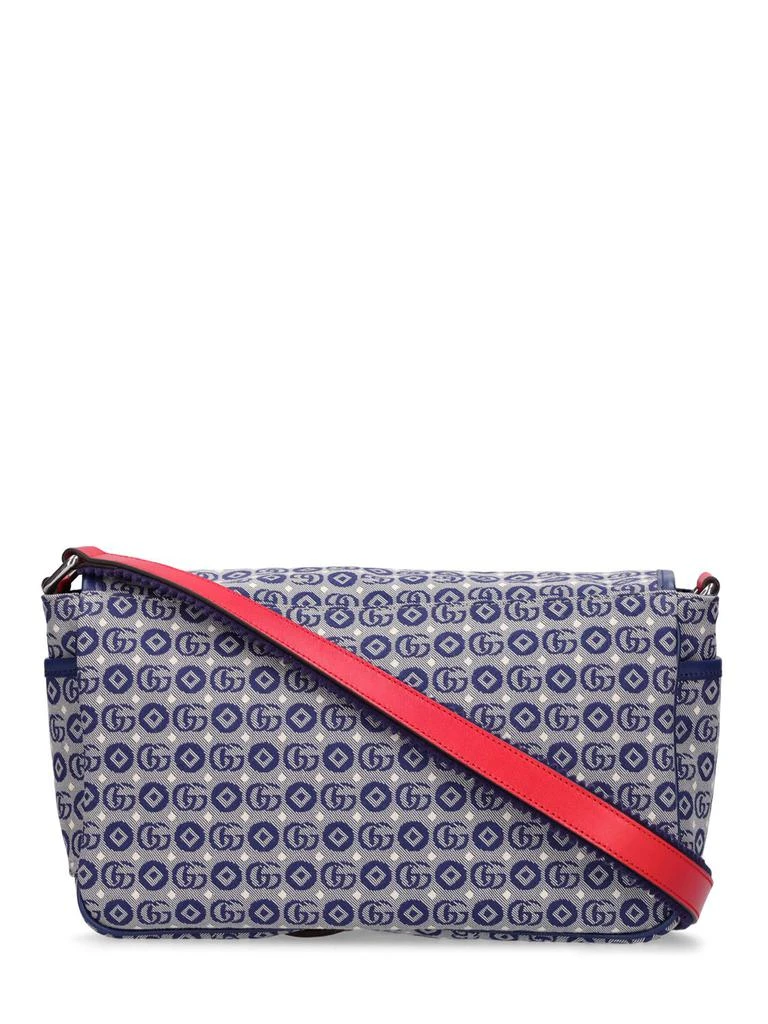 商品Gucci|Double G Cotton Jacquard Messenger Bag,价格¥8812,第3张图片详细描述