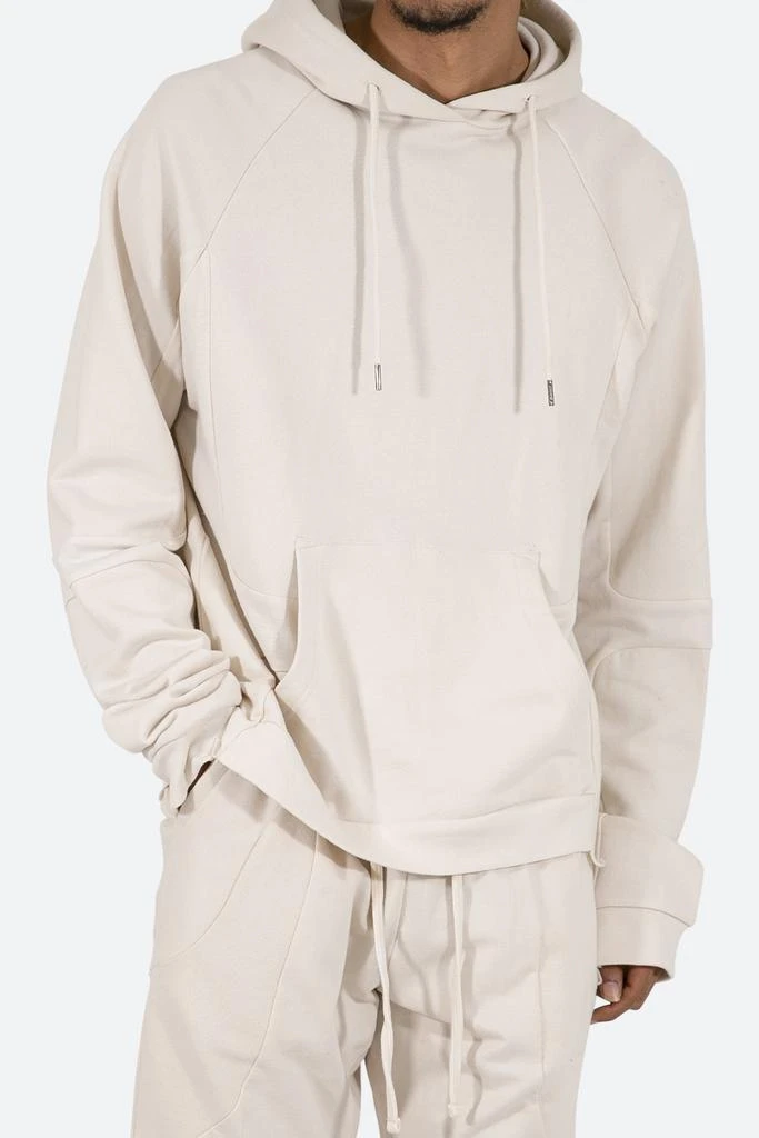 商品MNML|Geo Paneled Hoodie - Off White,价格¥259,第2张图片详细描述