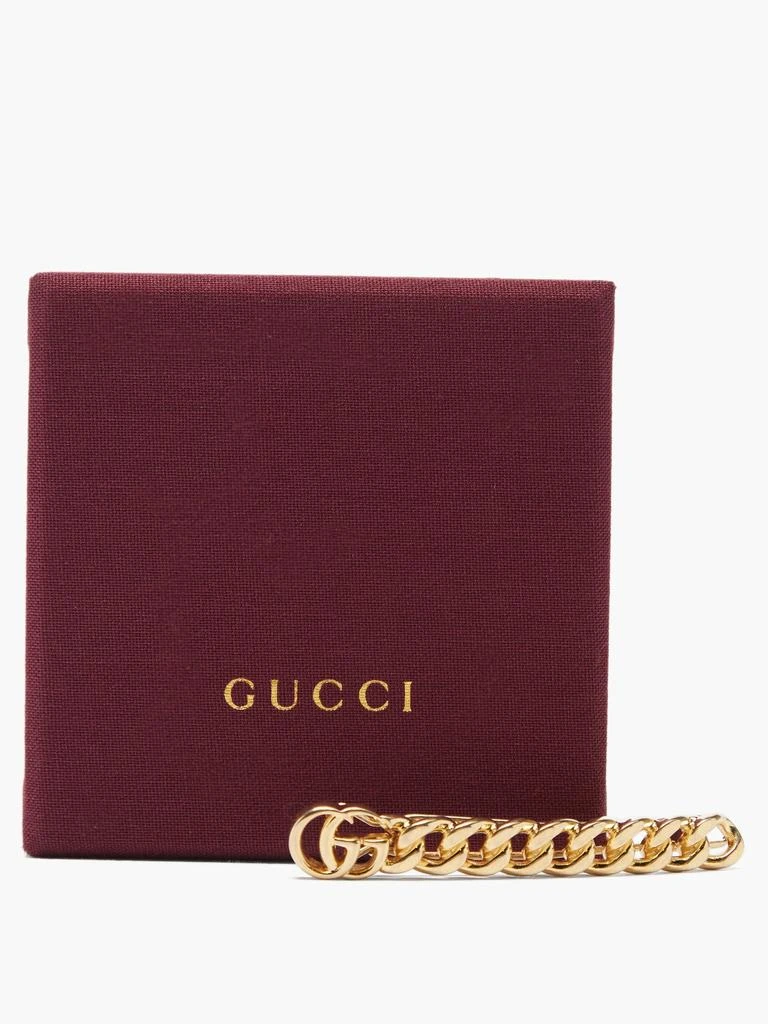 商品Gucci|GG-Marmont curb-link chain hair clip,价格¥3458,第5张图片详细描述