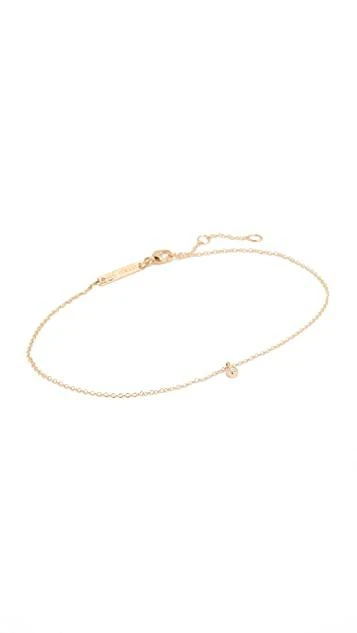 商品Zoe Chicco|14K 金垂式钻石踝链,价格¥1851,第5张图片详细描述