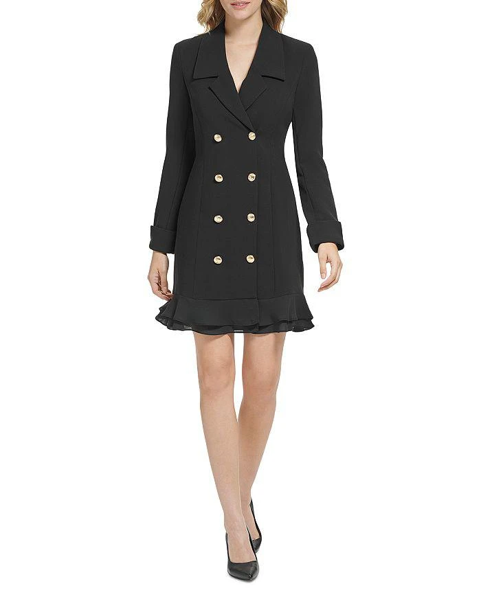 商品Karl Lagerfeld Paris|Flounce Hem Blazer Dress,价格¥332,第3张图片详细描述