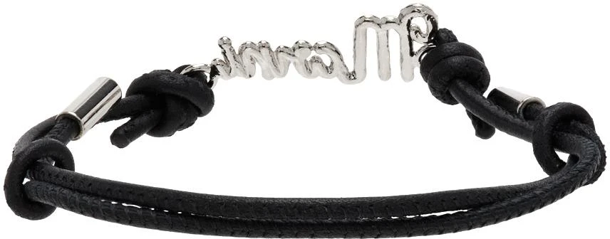 商品Marni|Black Leather Bracelet,价格¥801,第4张图片详细描述