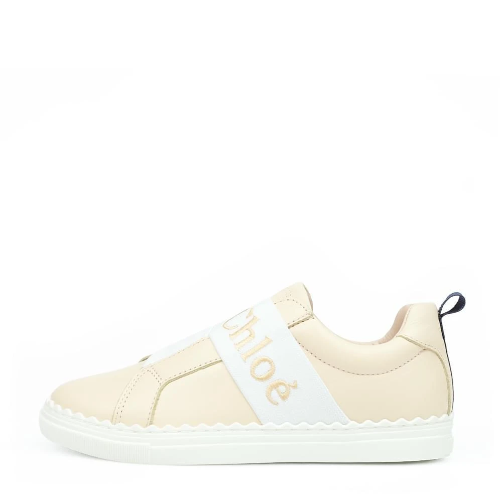 商品Chloé|Pale Pink Logo Trainers,价格¥671,第1张图片